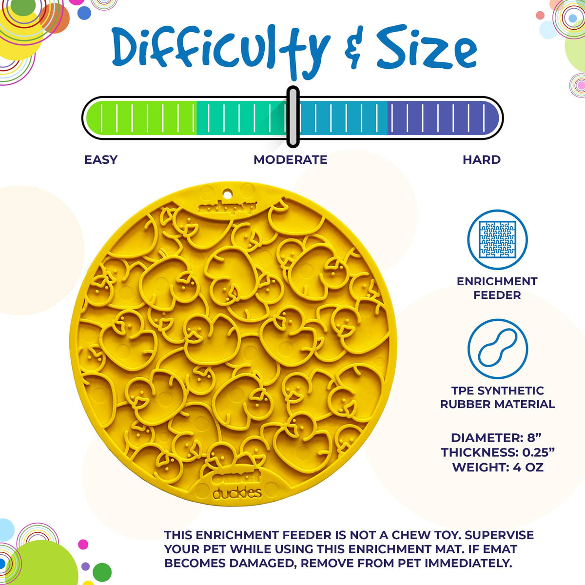 Rubber Duck Suction Cup Lick Mat