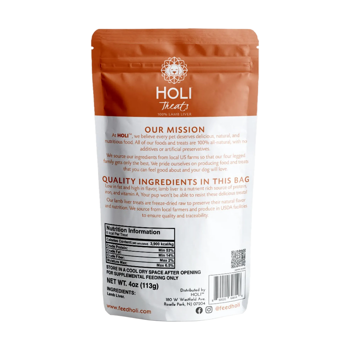 Lamb Liver Dog Treats - Freeze Dried - Single Ingredient