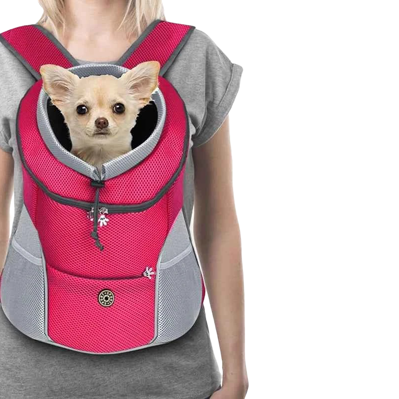 Front-Facing Pet Carrier Backpack with Padded Shoulder Straps