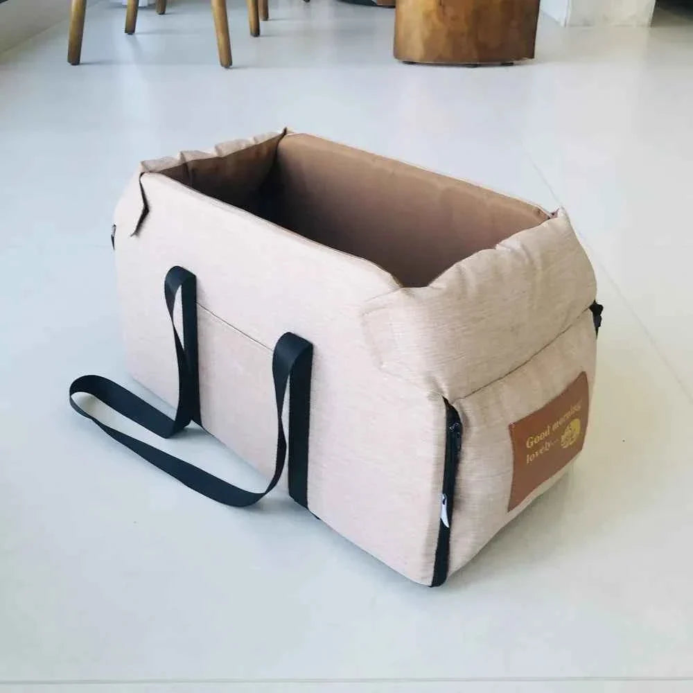 Dog Car Seat Bed & Portable Carrier for Small Pets