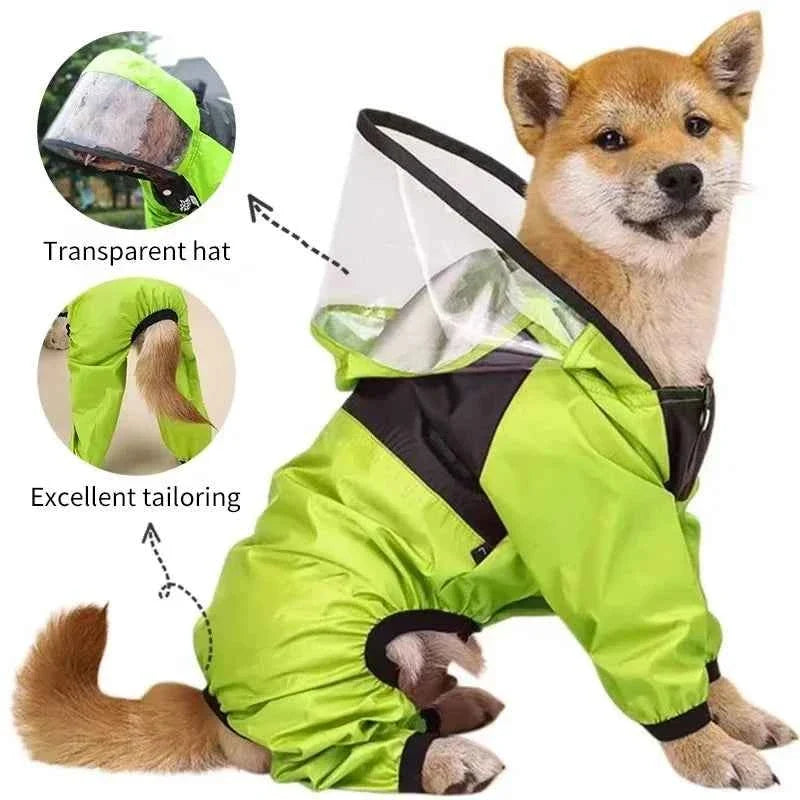 Waterproof Dog Raincoat | Keep Your Pup Dry & Happy in Any Storm