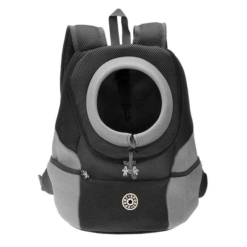 Front-Facing Pet Carrier Backpack with Padded Shoulder Straps