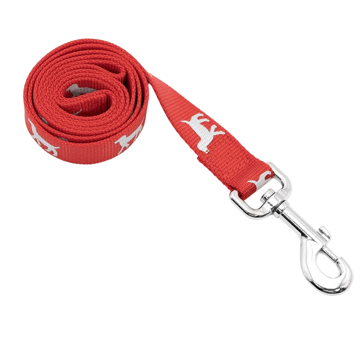 Jeffers Reflective Hound Series Nylon Dog Leash, 4 ft Long