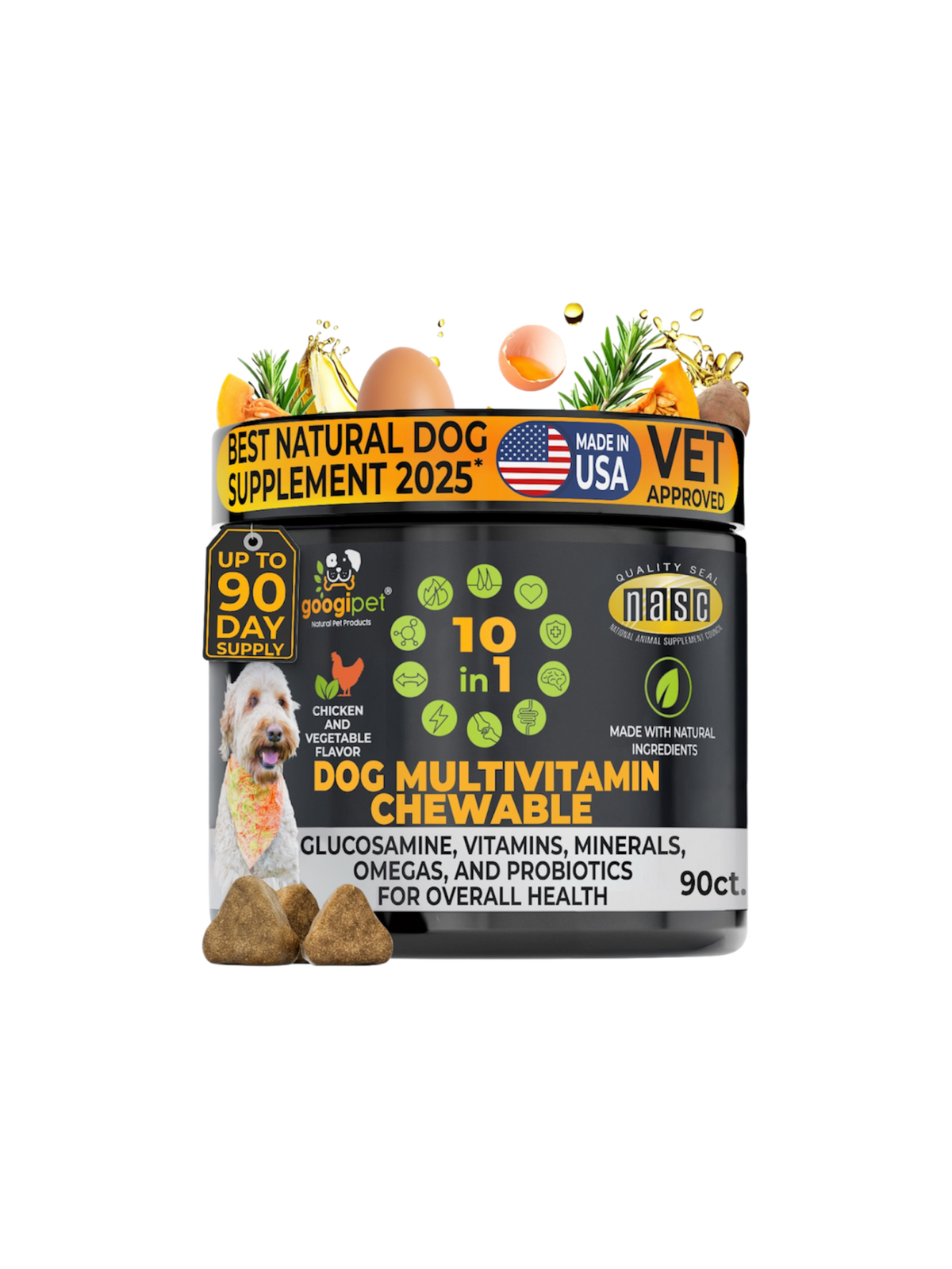 Multivitamin Chews for Dogs (Chicken Flavor)