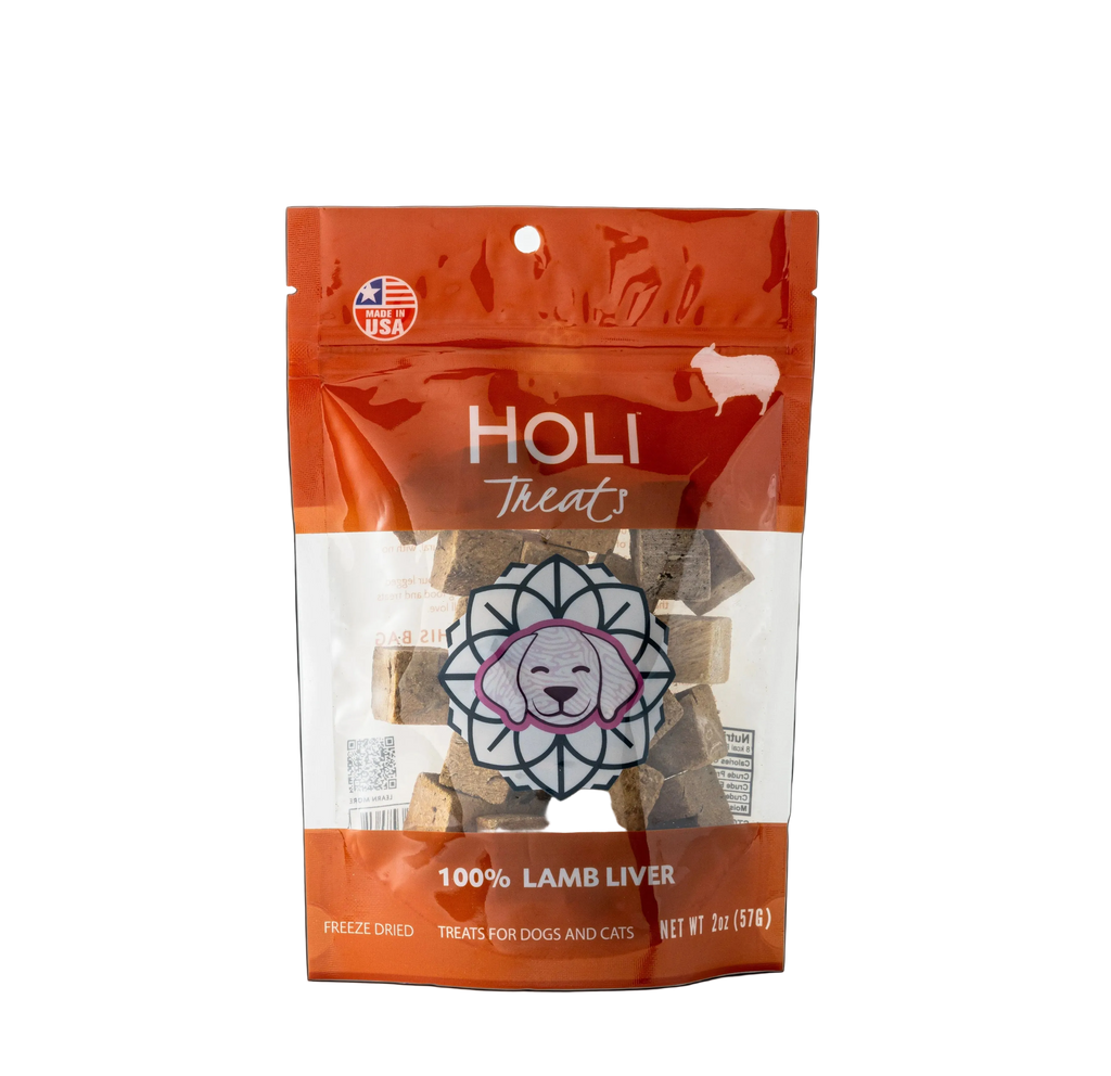 Lamb Liver Dog Treats - Freeze Dried - Single Ingredient